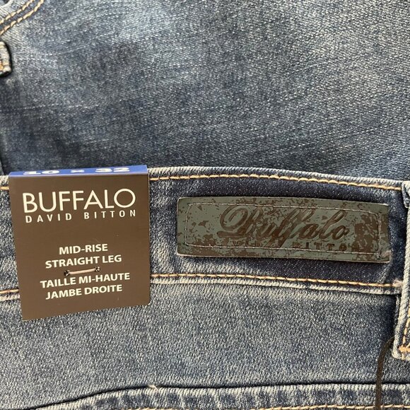 Buffalo David Bitton Boulevard Slim Fit MRise Cotton Blend Jeans Sz 10 x 32 NWT - Picture 10 of 12